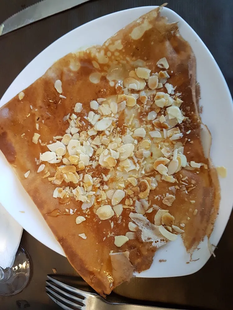 Crêpe Sucrée Miel Citron Amandes